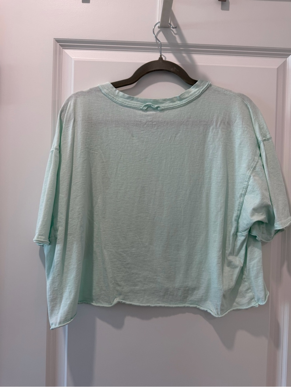 Free peopleBoxy Crop Tee - Light Mint - Picture 5 of 5